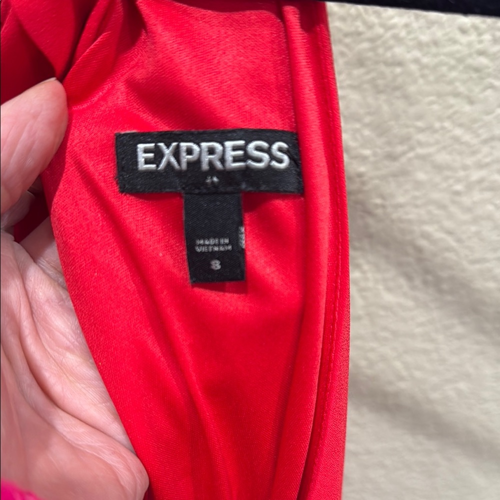Express Red Backless Dress Excellent Condition - Picture 2 of 4